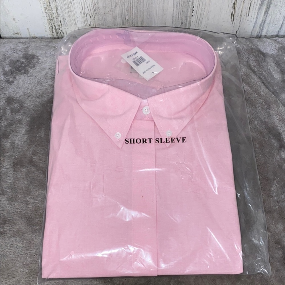 0516 Women's Pink Cracker Barrel Short Sleeve Shirt